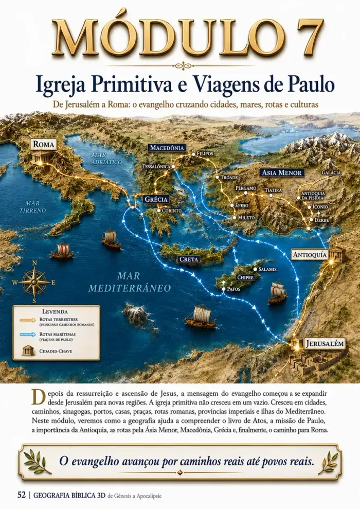 Módulo 7 — Igreja Primitiva e Viagens de Paulo